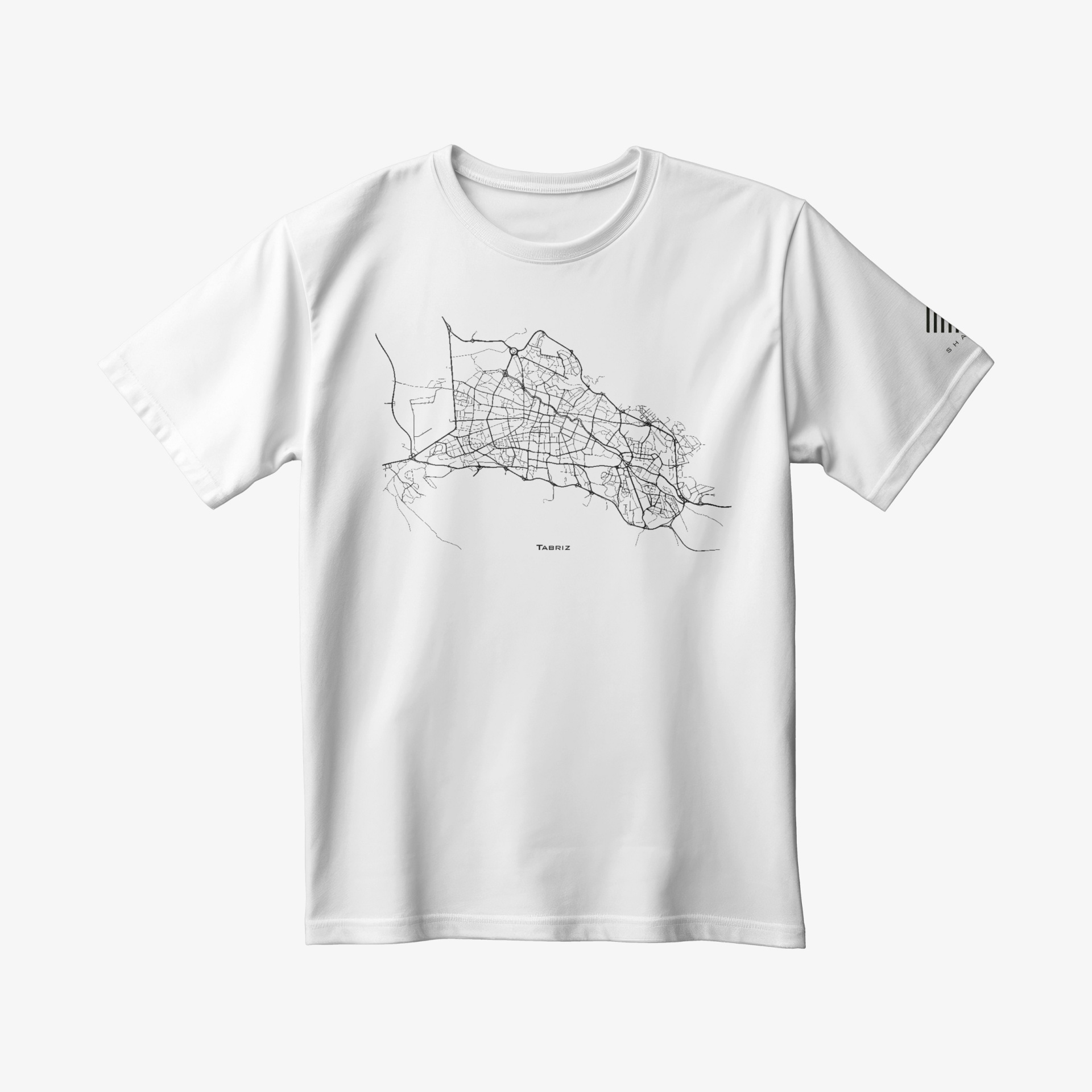  تیشرت-طرح-شهر-تبریز-پنبه-سوپر-سفید-شیری-روشن-سری-شار-تبریز-چاپ-دی‌تی‌اف-dtf 